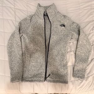 The North Face Heathered Gray Zip-Up Jacket